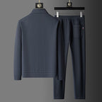 Moisture Wicking Full Zip Athletic Tracksuit Set for Men | Gym and Travel