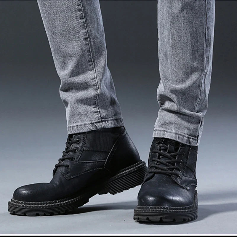 Stone Grey Wash Straight Leg Slim Fit Jeans for Men | Everyday Wear