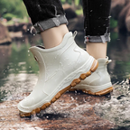 Men’s Waterproof Rain Boots with Grip Sole