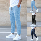 Checkered Pattern Everyday Jogger Pants for Men | Casual Wear