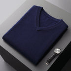 Men’s V-Neck Wool Blend Sweater