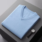 Men’s V-Neck Wool Blend Sweater