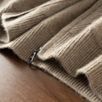 Cashmere Zip Up Hooded Cardigan for Men | Autumn and Winter Layering