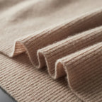Merino Wool Half Zip Polo Collar Sweater for Men | Autumn and Winter Wear