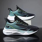 Fish Scale Mesh Soft Sole Trainers for Men | Walking and Training