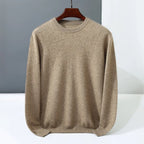 Pure Cashmere Crew Neck Sweater for Men | Everyday Layering