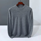 Pure Cashmere Crew Neck Sweater for Men | Everyday Layering