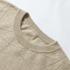 Pure Cashmere Crew Neck Sweater for Men | Everyday Layering