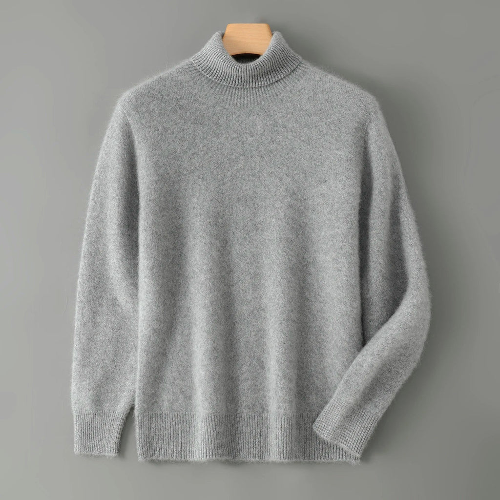 Soft Cashmere High Neck Sweater for Men | Business and Evening Wear