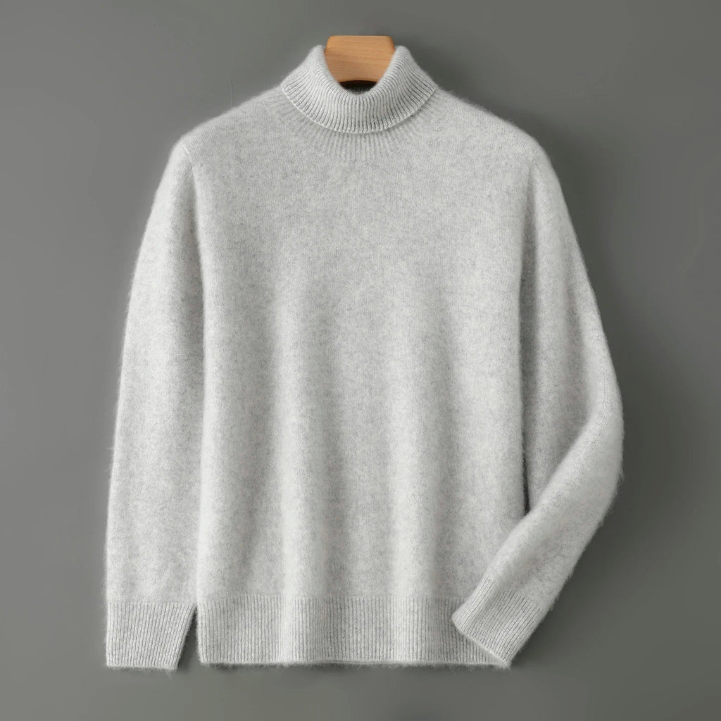 Soft Cashmere High Neck Sweater for Men | Business and Evening Wear