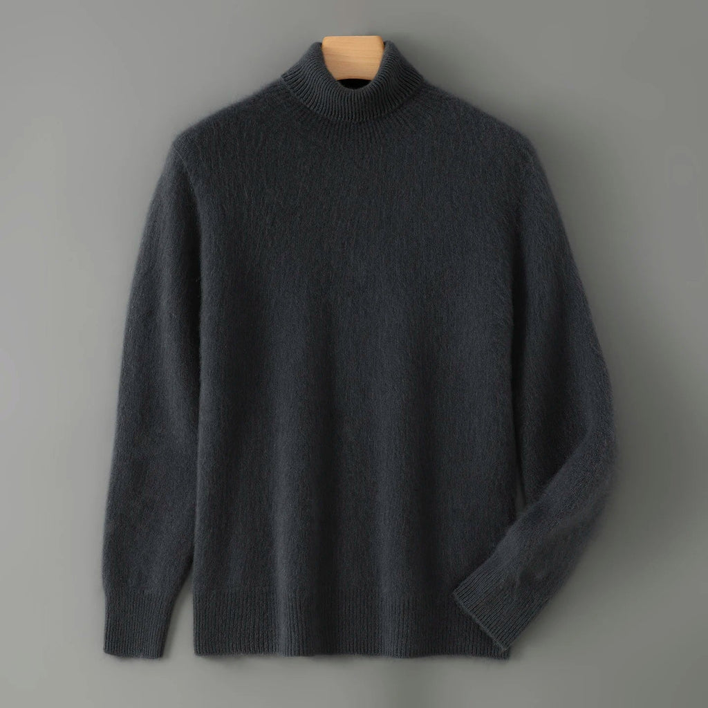 Soft Cashmere High Neck Sweater for Men | Business and Evening Wear