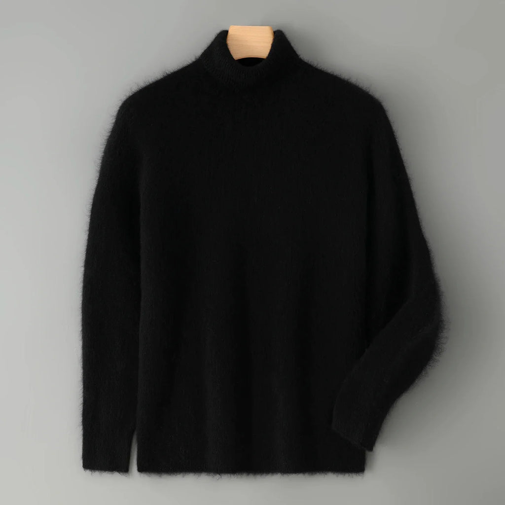 Soft Cashmere High Neck Sweater for Men | Business and Evening Wear