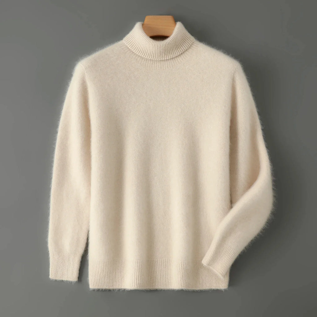 Soft Cashmere High Neck Sweater for Men | Business and Evening Wear