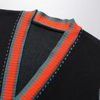 Heritage Colourblock Knit Cardigan for Men | Casual and Office Wear