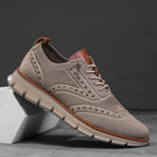 Perforated Breathable Casual Sneakers for Men | Work and Travel Wear