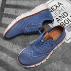 Perforated Breathable Casual Sneakers for Men | Work and Travel Wear