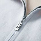 Pure Cashmere Zip Up Hooded Cardigan for Men | Winter Layering