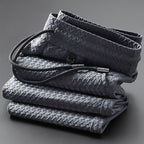 Textured Fabric Relaxed Lounge Set for Men | Loungewear