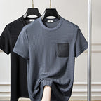 Textured Fabric Relaxed Lounge Set for Men | Loungewear