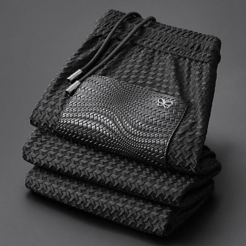 Textured Fabric Relaxed Lounge Set for Men | Loungewear