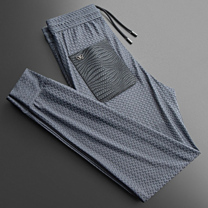 Textured Fabric Relaxed Lounge Set for Men | Loungewear
