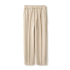 Wool Blend Straight Leg Knit Trousers for Men | Autumn and Winter Wear