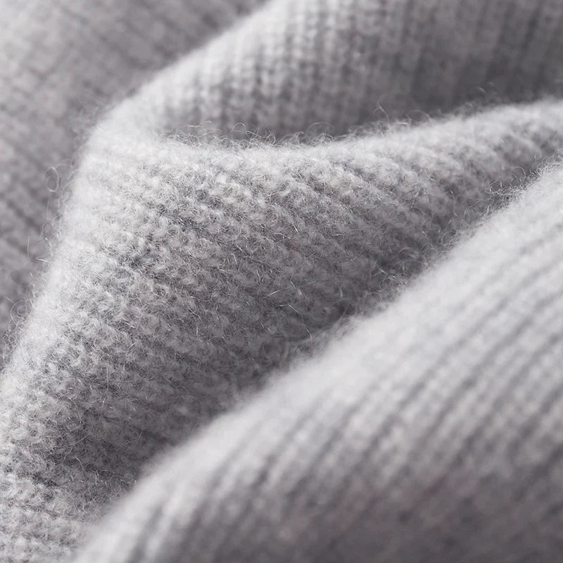 Merino Wool Hooded Knit Cardigan Jacket for Men | Cold Weather Layering