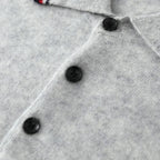 Cashmere Blend Knit Short Sleeve Polo Shirt for Men | Smart Casual Wear