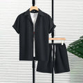 Short Sleeve Shirt and Shorts Beachwear Set for Men | Summer Wear