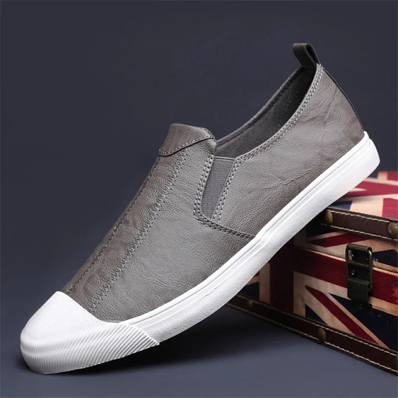 Leather Slip On Casual Loafers for Men | Spring and Summer Wear