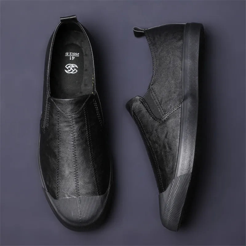 Leather Slip On Casual Loafers for Men | Spring and Summer Wear