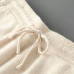 Merino Wool Knit Tapered Joggers for Men | Winter Loungewear