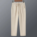 Merino Wool Knit Tapered Joggers for Men | Winter Loungewear