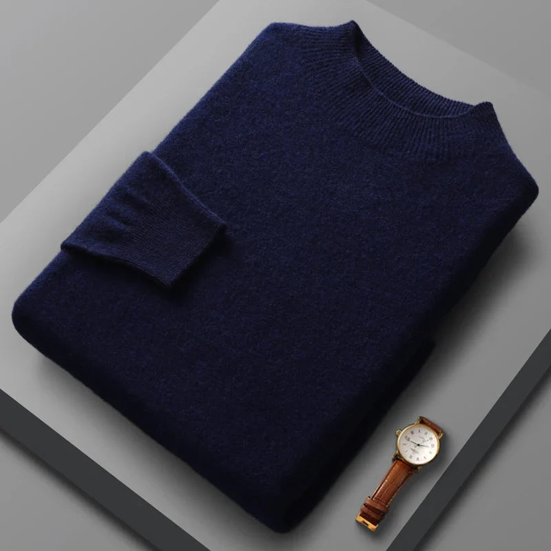 Merino Wool Crewneck Sweater for Men | Everyday Layering