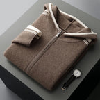 Merino Wool Hoodie and Straight Leg Trouser Tracksuit Set for Men | Winter Wear