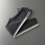 Merino Wool Hoodie and Straight Leg Trouser Tracksuit Set for Men | Winter Wear
