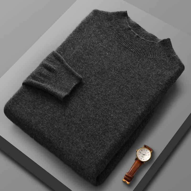 Merino Wool Crewneck Sweater for Men | Everyday Layering