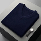 Merino Wool V Neck Sweater Vest for Men | Spring and Autumn Layering