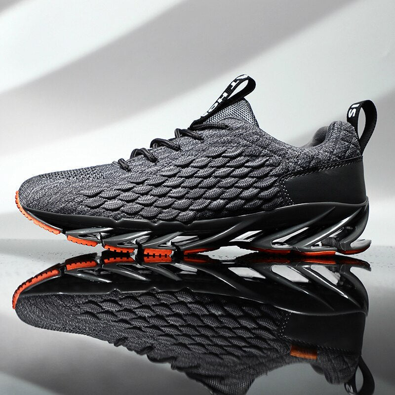 Breathable Mesh Blade Sole Running Shoes for Men | Sports and Casual Wear