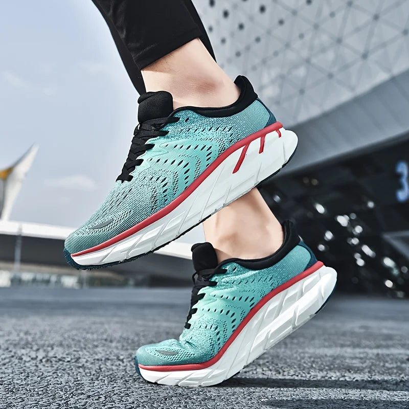 Cushioned Knit Mesh Sports Sneakers for Men | Running and Lifestyle