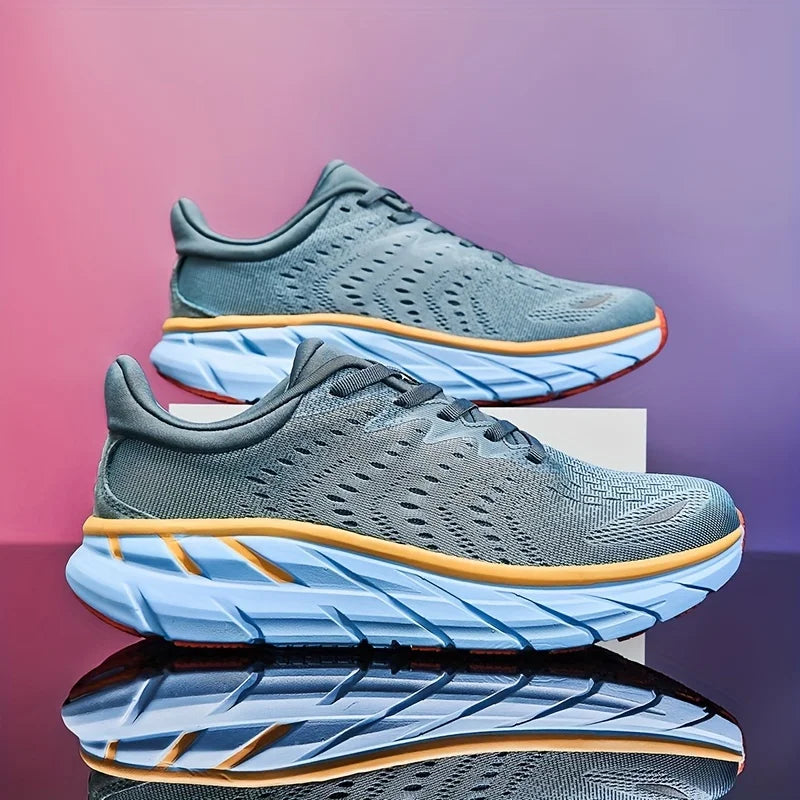 Cushioned Knit Mesh Sports Sneakers for Men | Running and Lifestyle