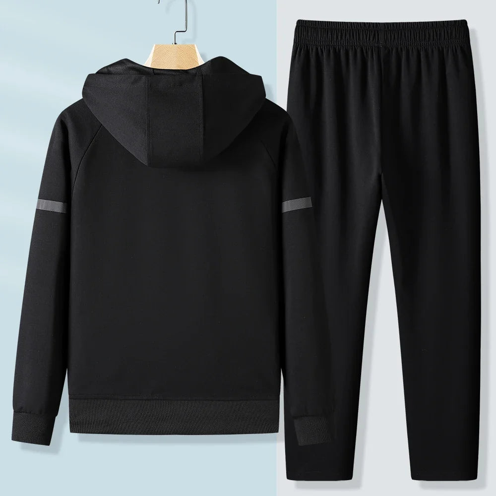 Performance Full Zip Hoodie and Jogger Tracksuit for Men | Training Wear