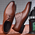 Full Grain Leather Oxford Dress Shoes for Men | Business and Formal Wear