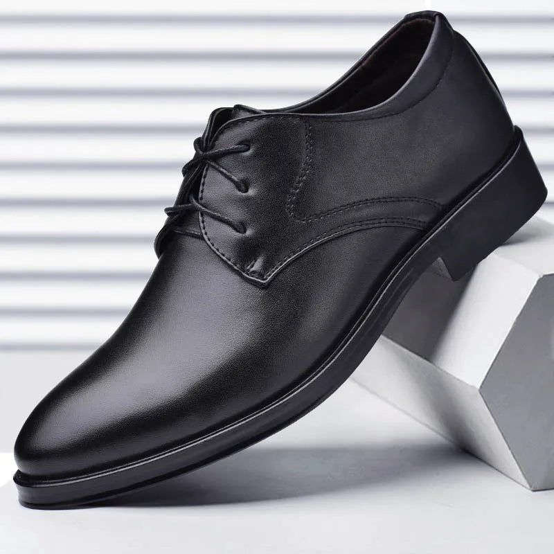 Full Grain Leather Oxford Dress Shoes for Men | Business and Formal Wear