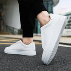 Handmade Full Grain Leather Slip On Sneakers for Men | Minimalist Style