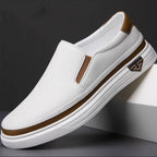 Roberto Russo Leather Low-Top Slip-On Shoes