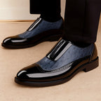 Roberto Russo Ostrich Dress Shoes with Gloss Finish