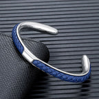 Roberto Russo Woven Cord Open Bracelet
