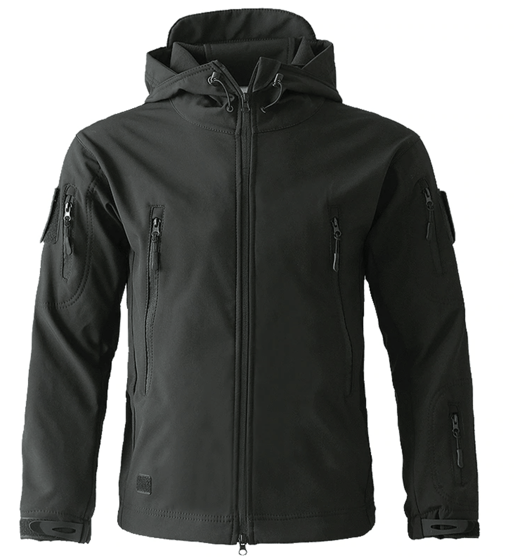 Hooded Jacket with Seven Zip Pockets for Men | Outdoor Wear