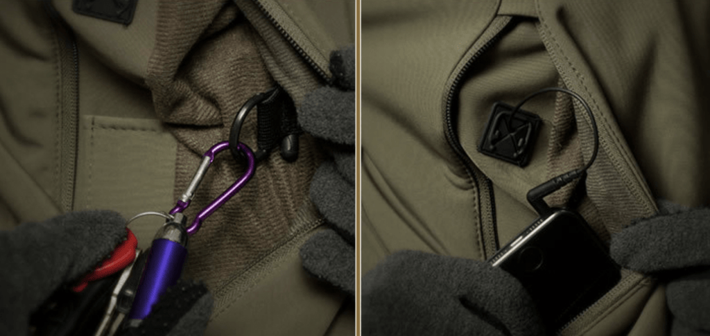 Hooded Jacket with Seven Zip Pockets for Men | Outdoor Wear